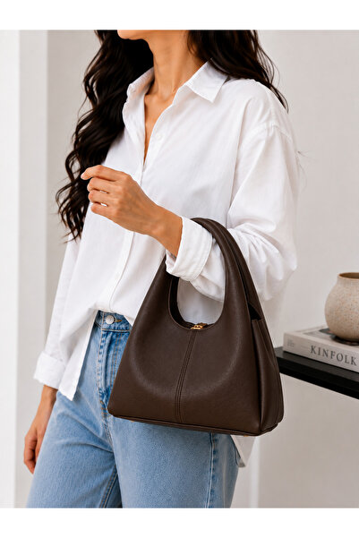 Mojeva Rika Zipper Detailed Women's Hand & Shoulder Bag