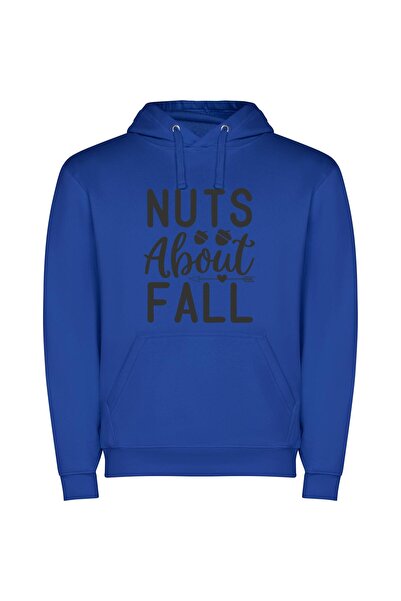 iLovePrints Falling for Acorns: A Charming Print Φούτερ με κουκούλα σε χρώμα ...