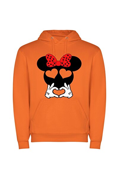 iLovePrints Enchanting Disney Mouse Collection Φούτερ με κουκούλα σε χρώμα Πο...