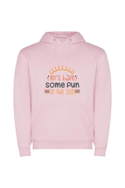 iLovePrints Sunny Fun Escapade Φούτερ με κουκούλα σε χρώμα Ροζ