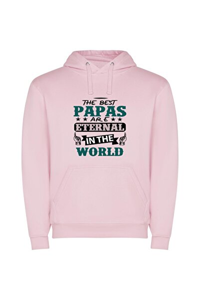 iLovePrints Supreme Papa Selections Φούτερ με κουκούλα σε χρώμα Ροζ