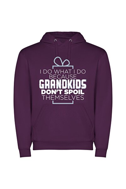 iLovePrints Grand Kids' Gift Box Φούτερ με κουκούλα σε χρώμα Μωβ