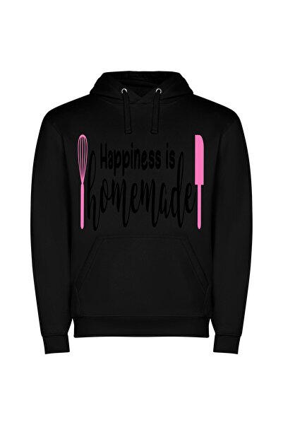 iLovePrints Happiness Handcrafted: Inspiring Memes Φούτερ με κουκούλα σε χρώμ...