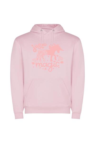 iLovePrints Enchanting Erasure Φούτερ με κουκούλα σε χρώμα Ροζ