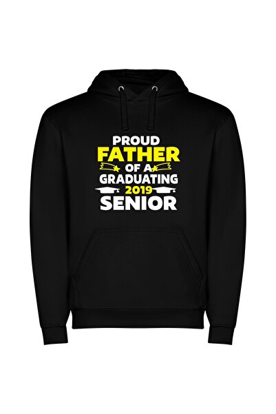 iLovePrints Daddy 2019: Futuristic Fatherly Figure Φούτερ με κουκούλα σε χρώμ...