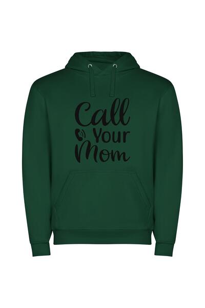 iLovePrints Momentous Motherly Connections Φούτερ με κουκούλα σε χρώμα Πράσινο
