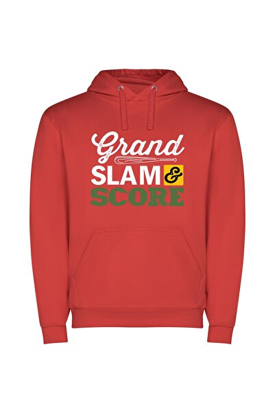 iLovePrints Elite Score - Artistic Logo Φούτερ με κουκούλα σε χρώμα Κόκκινο