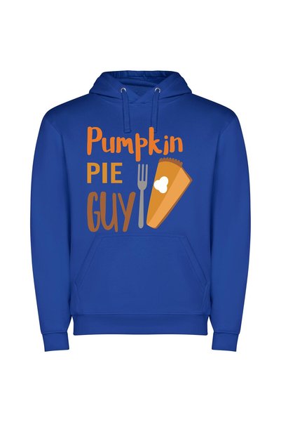 iLovePrints Fancy Pumpkin Delights Φούτερ με κουκούλα σε χρώμα Μπλε