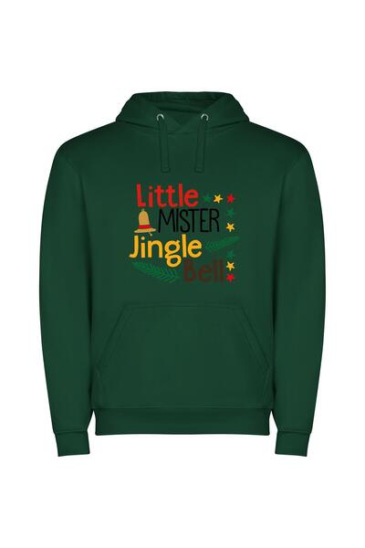 iLovePrints Merry Little Jungle Teaser Φούτερ με κουκούλα σε χρώμα Πράσινο