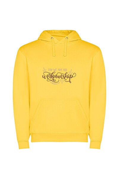 iLovePrints Divine Craftsmanship: Inspired Elegance Φούτερ με κουκούλα σε χρώ...