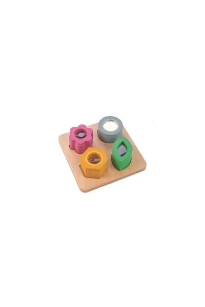 Tender Leaf Toys Jucărie senzorială din lemn - Flori - jucărie optică