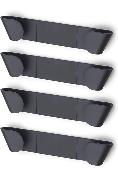Generic Universal Pot Lid Organizer for Cabinet - Upgraded 4 Pack Inside Cabi...