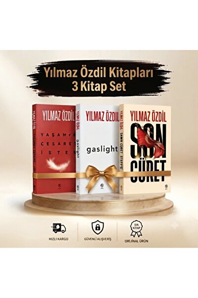 Sia Kitap Yılmaz Özdil Kitapları 3 Kitap Set (Yaşamak Cesaret İster - Gasligh...