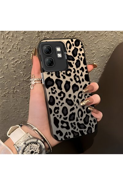 CHICASELUX Infinix Hot 50I Compatible High-Quality Black Leopard Phone Case, ...
