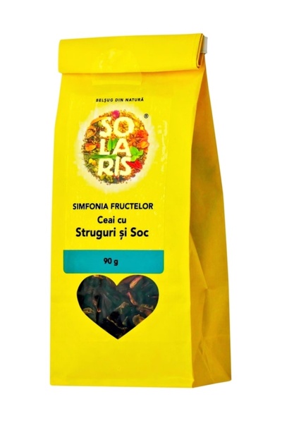 Solaris Plant Ceai Fructe, Struguri și Soc, 90g
