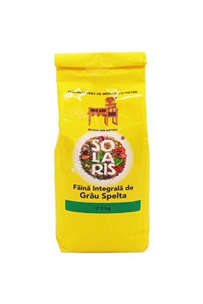 Solaris Plant Faina integrala de Grau Spelta 100% , macinata lent pe moara cu...