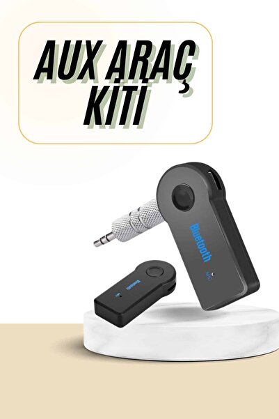 UCUZTEKNO 8753tknd Bluetooth Araç Kiti Aux Çıkışlı Telefon Müzik Alıcı Tüm Ci...