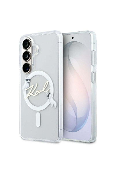 Karl Lagerfeld Husă pentru Samsung Galaxy S26, IML Choupette Karl Script Logo...