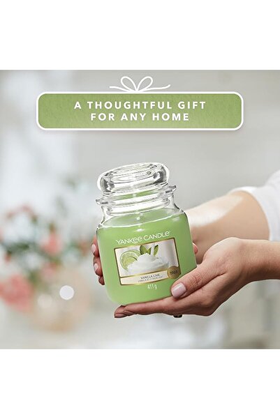 Yankee Candle شمعة معطرة |   شمعة كبيرة بنكهة المانجو والخوخ من سالسا |   وقت...