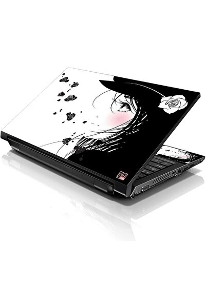 LSS Laptop 15 15.6 Skin Cover with Colorful Red Heart in Sand Pattern for HP ...