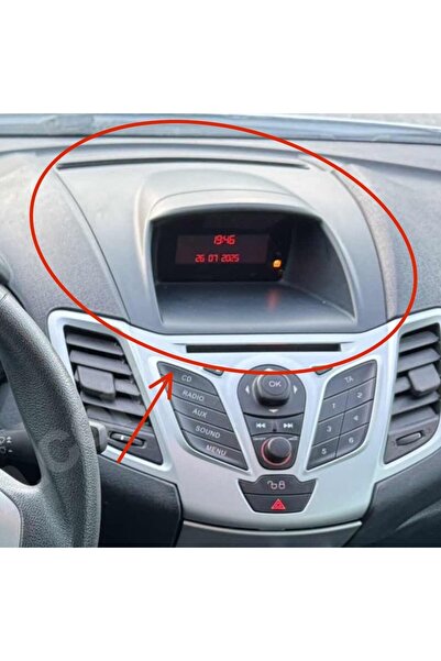 waybross Ford Fiesta Radyo Ekran Çerçevesi Siperliği