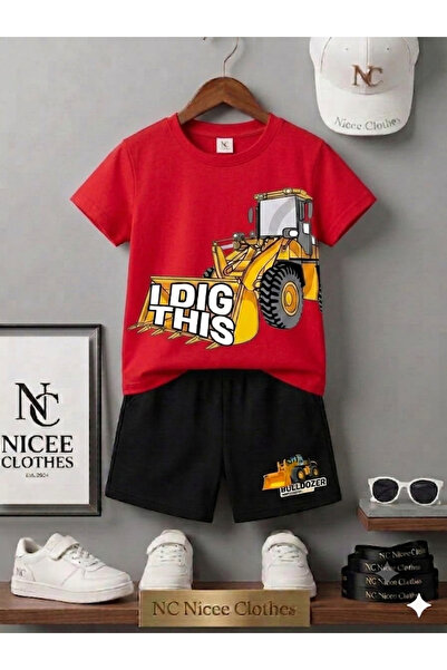 Leto Lykia Summer Children's T-Shirt Shorts Unisex (Dozer Printed)