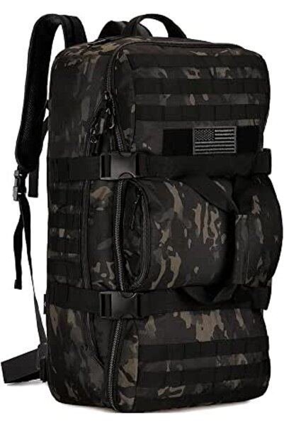 Protector Plus Tactical Travel Backpack 60L Military MOLLE Duffel Bag (Rain C...