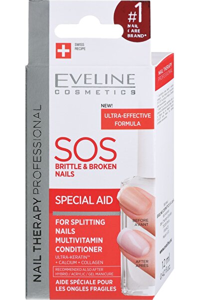 OEM Tratament profesional de unghii SOS împotriva exfolierii și ruperii, 12 ml