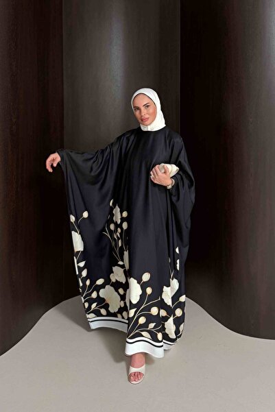 Melike Tatar Floral Kaftan Dress 32-2938