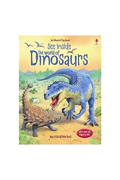 Generic (Unbranded) Descoperă în interior: Lumea dinozaurilor (Usborne Flap B...