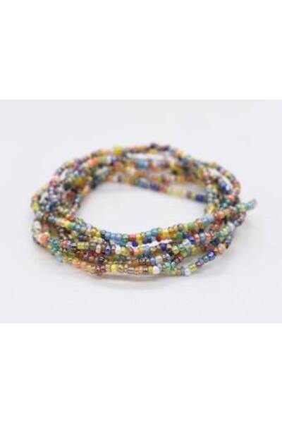 OEM Brățară elastică cu mărgele multicolore,