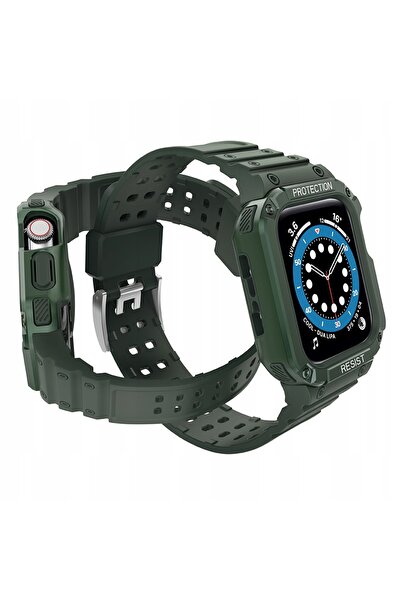 Hurtel En-gros Carcasă tip armură și curea pentru Apple Watch 7 6 5 4 3 2 SE ...