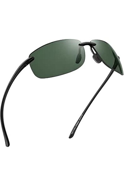 JIM HALO Sport Sunglasses for Men Women TR90 Rimless Frame for Running Fishin...