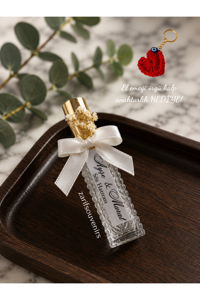 Zarif Souvenirs Premium Fısfıs Şişede Kolonya Hediyelik 10ADET