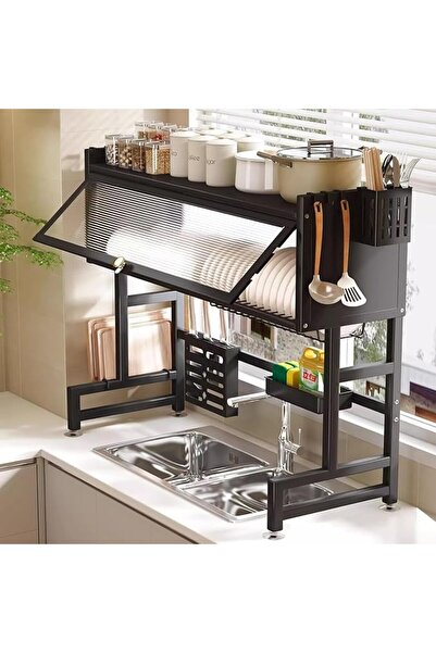 ZERIFAM Over The Sink Dish Drying Rack, 3 Tier kitchen Drainer Drying Rack wi...