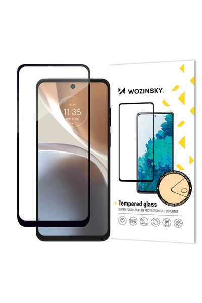 WOZINSKY Sticlă securizată cu adeziv integral pentru Realme C31, anti-reflex,...