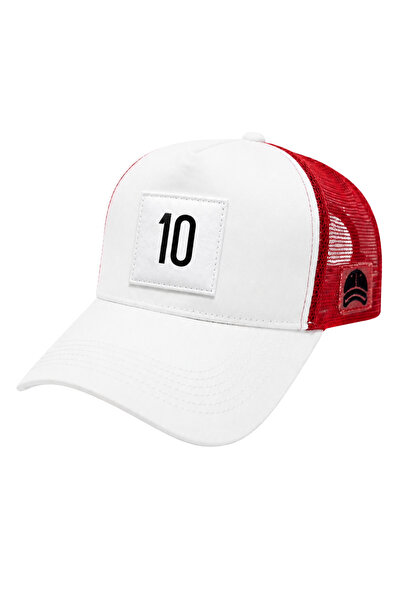 all hats 10 Count Patch Detailed Mesh Trucker Baseball Cap