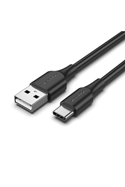 Vention Καλώδιο USB 2.0 A Αρσενικό σε C Αρσενικό 3A 1M Μαύρο CTHBF