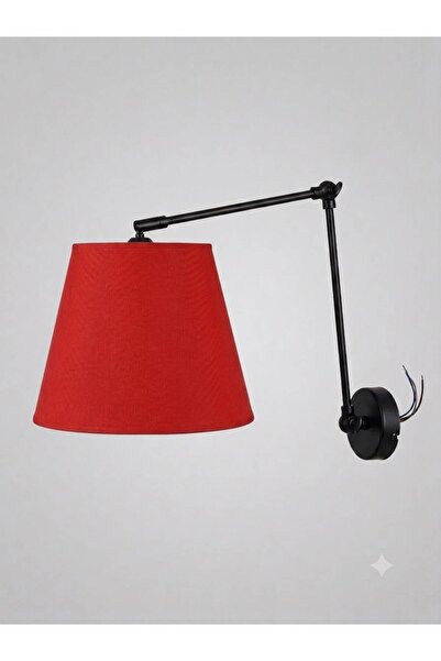 AKDENİZ AYDINLATMA ELEKTRİK MALZEMELERİ Black Articulated Movable Wall Sconce...