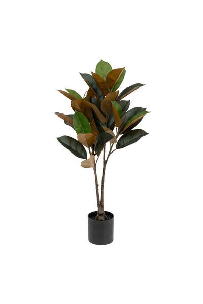 Atmosphera Magnolie artificială - Ghiveci negru, H.76 cm