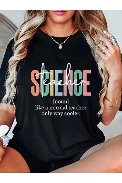 NOURAM 100% Cotton Funny Science Teacher Definition For Women & Men T-Shirt