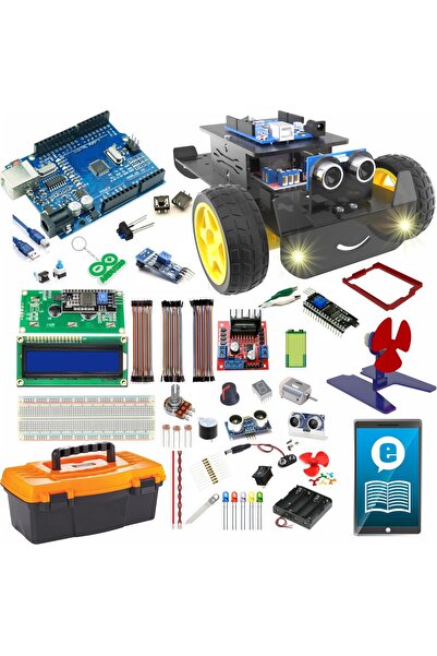 Genel Markalar Arduino ile Uyumlu 2WD Robot Araba ve Süper İdeal Başlangıç Se...