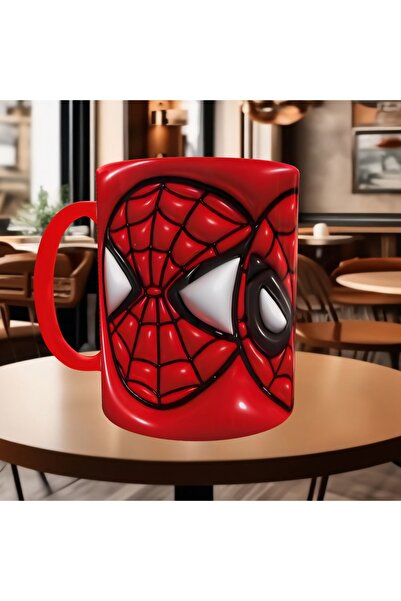 Mugs and love Örümcek adam baskı premium kupa