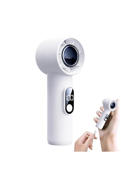 Morvena Picks Ventilator portabil cu turbină cu 100 de viteze Silențios 1800 ...