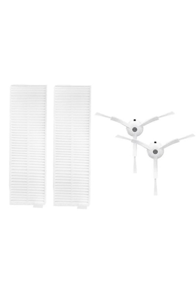 LİN GRUP Set de 4 piese de schimb compatibile cu aspiratorul robot Xiaomi Vac...