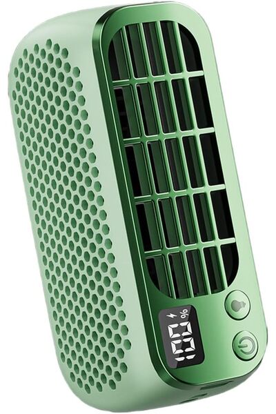 STARSTAR USB Rechargeable Handheld Pocket Fan with Light & Night Mode, Dual-M...