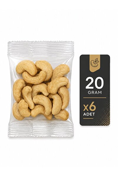 ALİŞ KURUYEMİŞ ÇİĞ KAJU 20 gr X 6 ADET