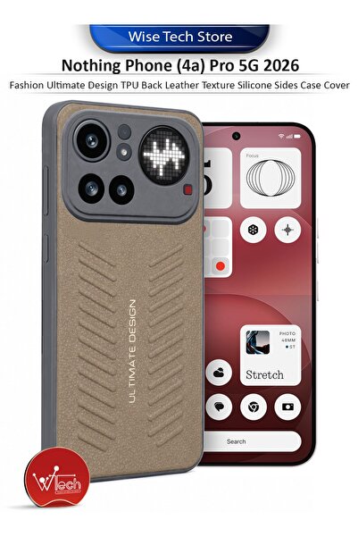 Wtech Nothing Phone (4a) Pro 5G 2026 Fashion Ultimate Design TPU Back Leather...