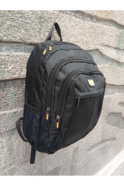 SPOR AYAKKABI MARKET Black High School Middle School Waterproof 4-Compartment...