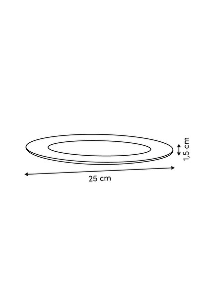 FİVE Farfurie, D.25 cm, Multicoloră - Eden